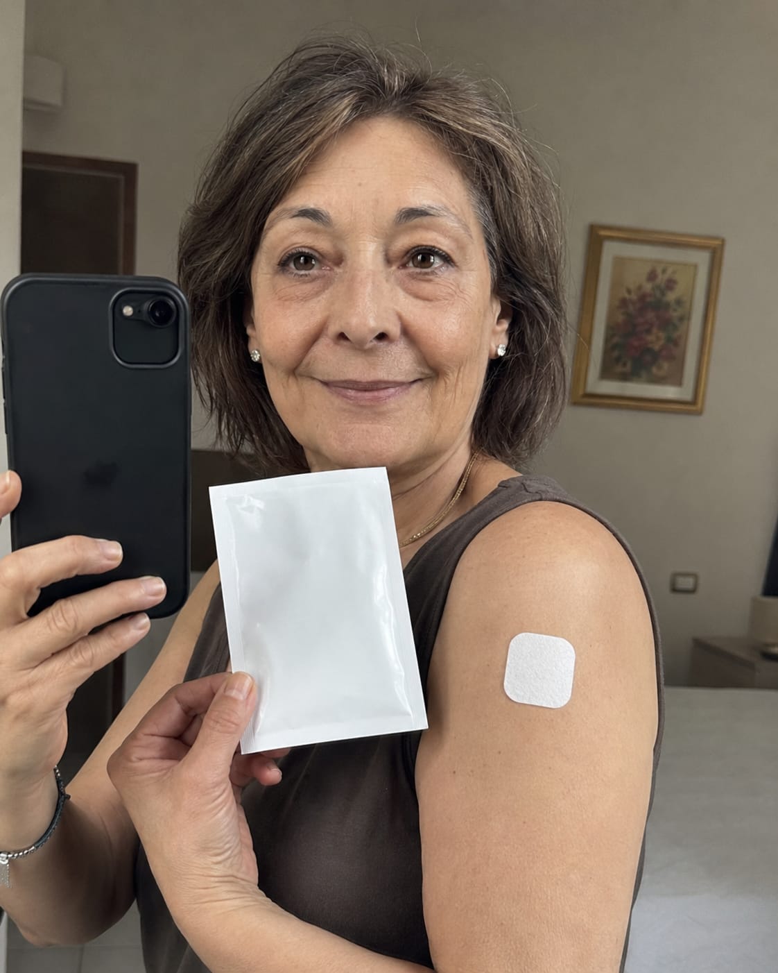 Customer photo review of Arvena Menopause Balance Patches