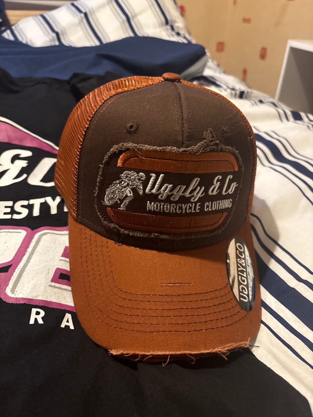 Customer photo review of Rust Diamond Trucker Hat x Bradley Ray #28
