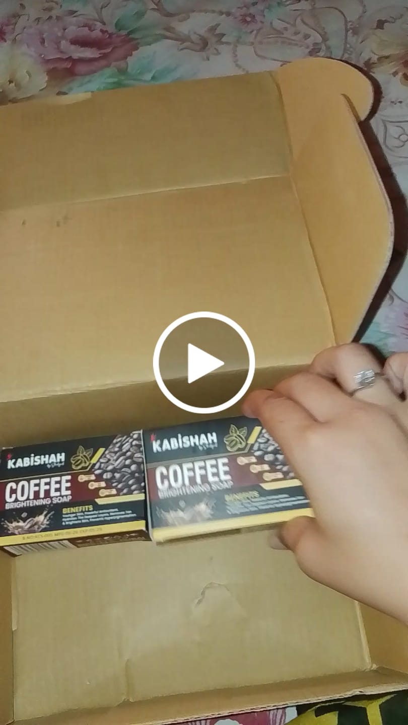 Customer video review of Coffee Brightening Soap Double Pack