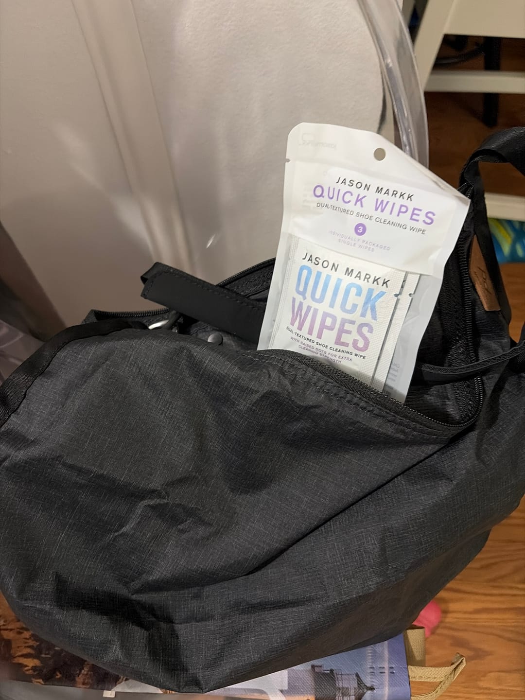 Customer photo review of Jason Markk Quick Wipes - 3 Pack