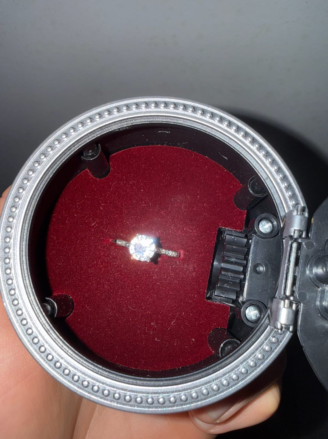 Customer photo review of Secret Ring Box