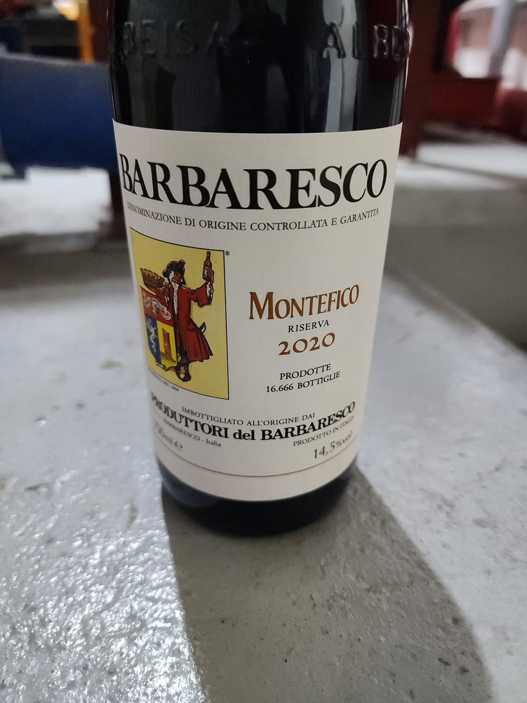 Customer photo review of Produttori del Barbaresco Riserva Montefico 2020