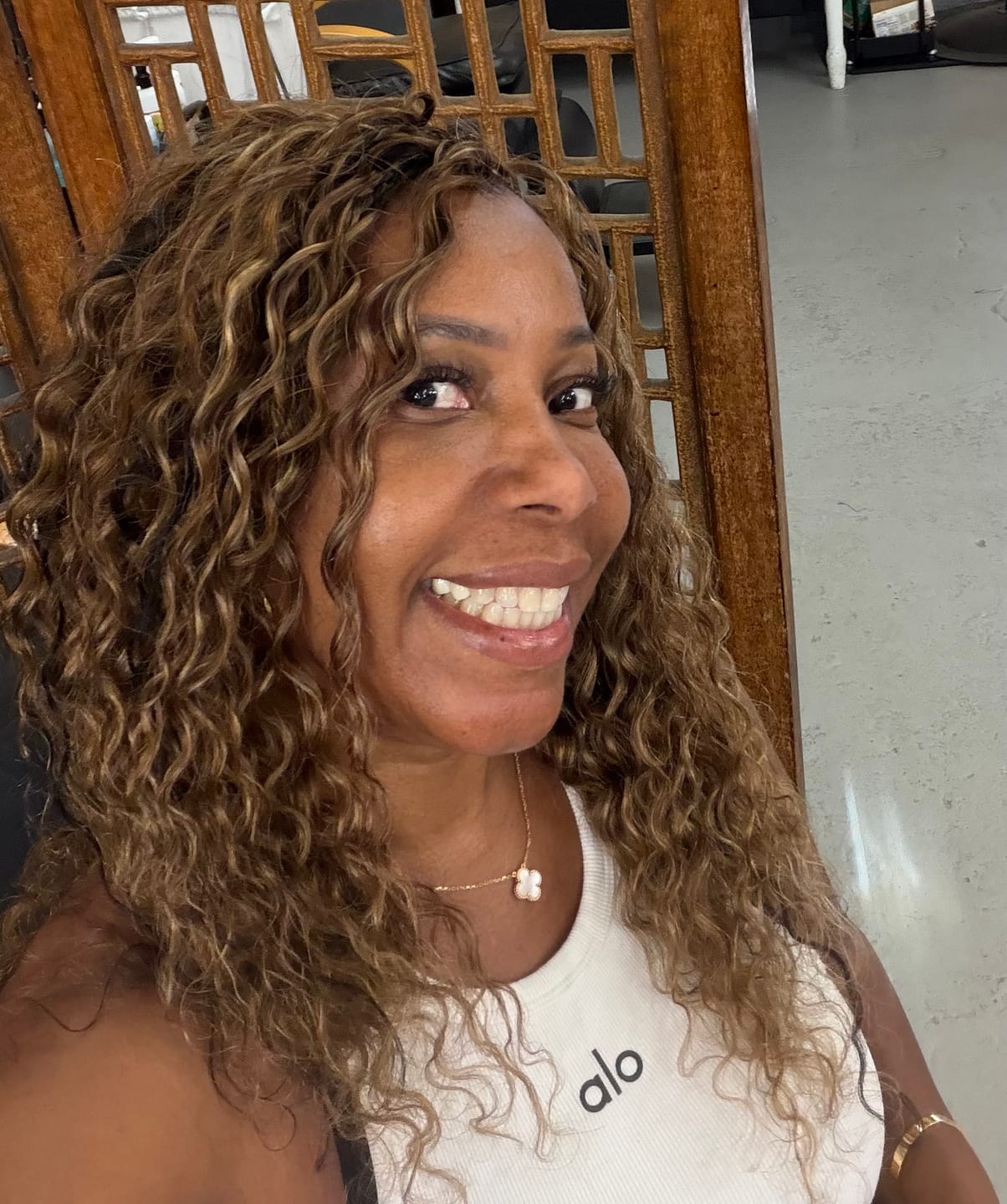 Customer photo review of #27/30/613 Mix Color Blend Loose Deep Wave Human Crochet Hair for Boho Braids