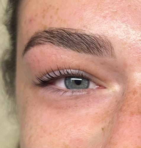 Customer photo review of Cysteamine Brow & Lash Lamination Kit - Step 3 - 15ml