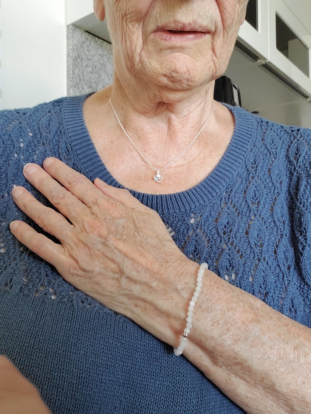 Customer photo review of Mondstein Intuitions Set - Halskette & Armband