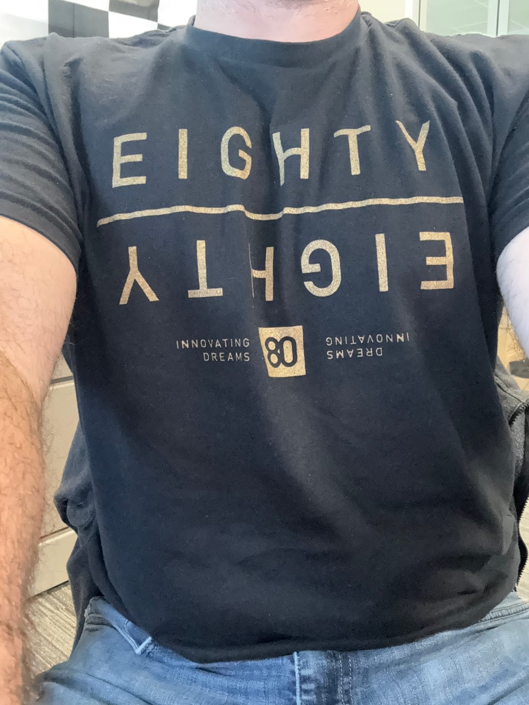 Customer photo review of 80Eighty® Golden MIrror Shirt