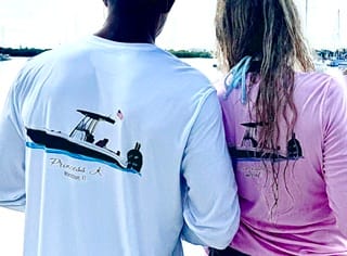 Customer photo review of Womens Dri-Fit Custom Boat Shirts - Long Sleeve