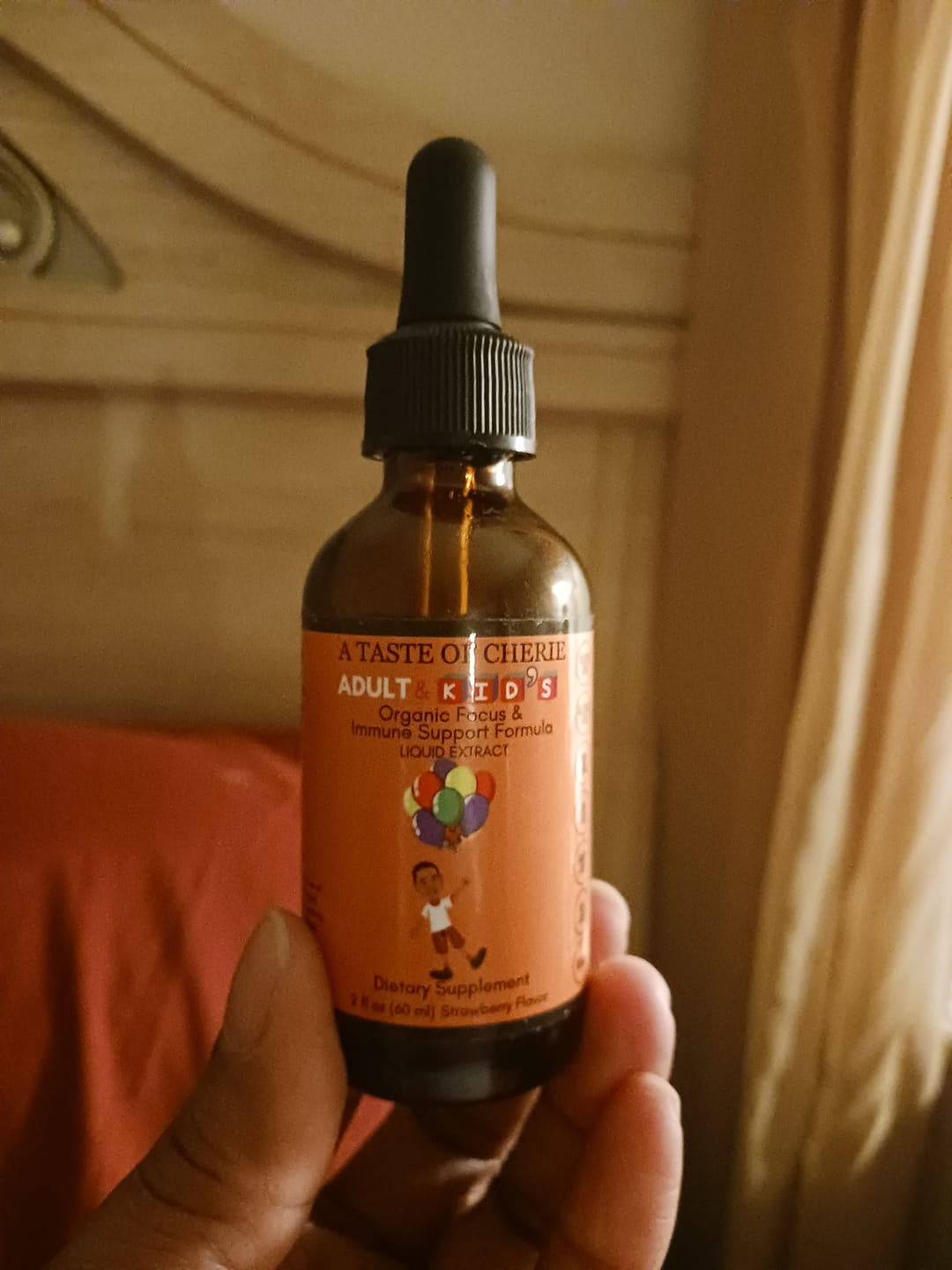 Customer photo review of Focus and Immune Support Blend - Liquid Extract