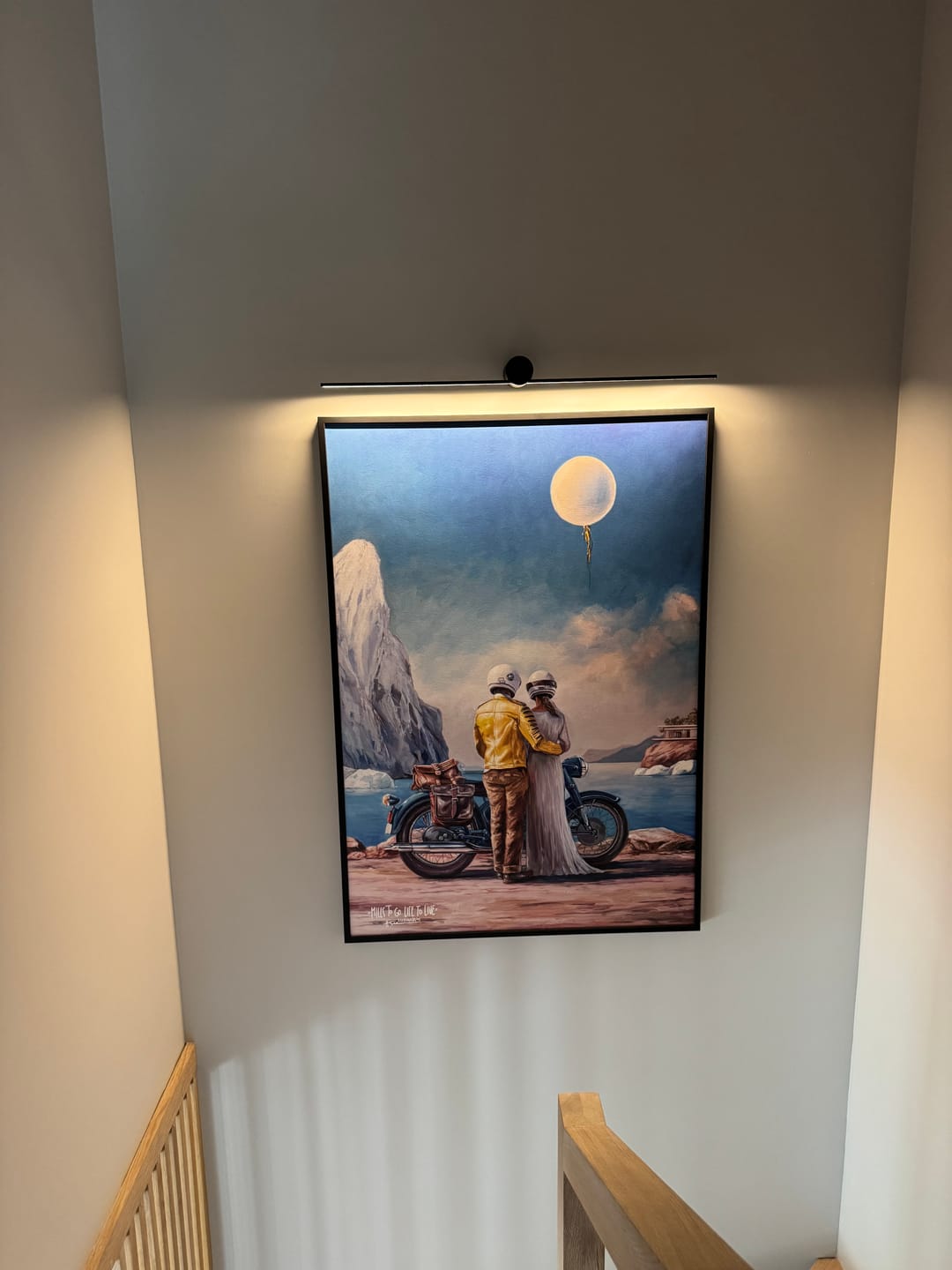 Customer photo review of Paveikslas “Miles To Go. Life To Live"