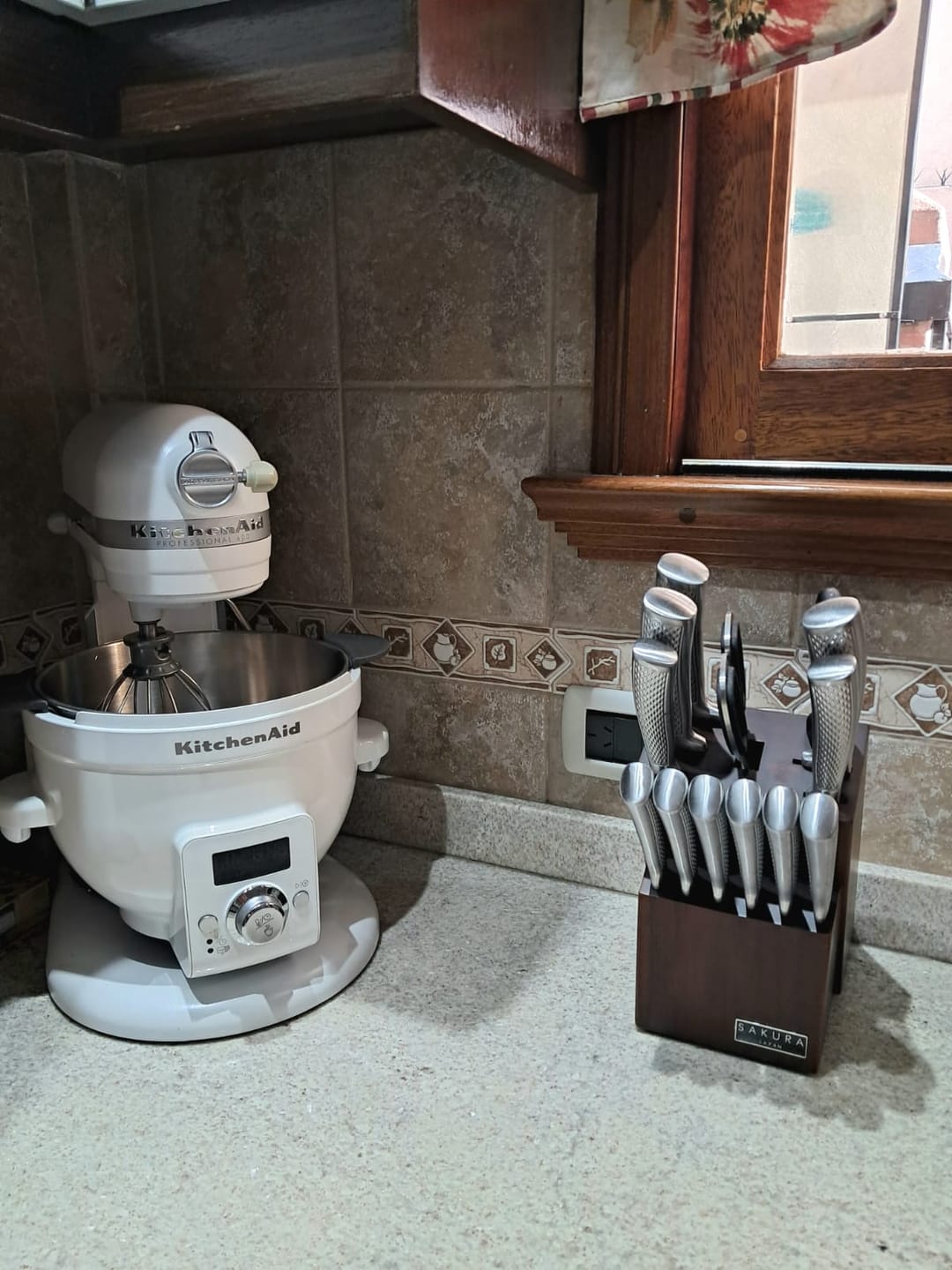 Customer photo review of Taco de Cuchillos Sakura De Acero Inoxidable - 14 Piezas