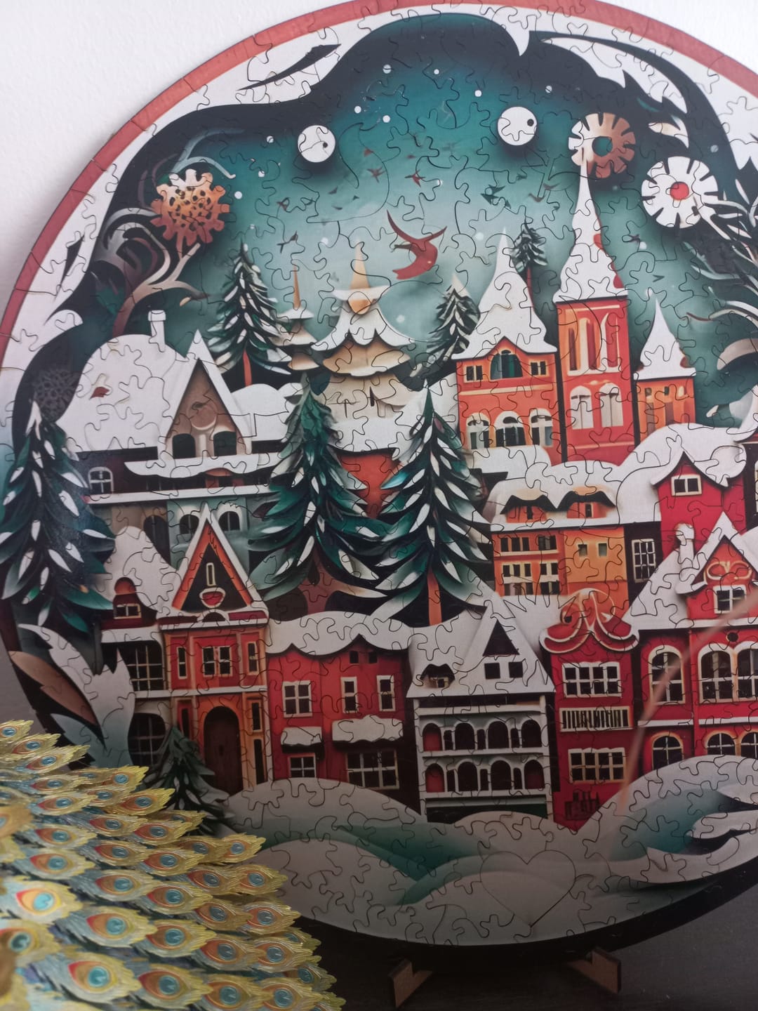 Customer photo review of Beyaz Düş - Ahşap Puzzle
