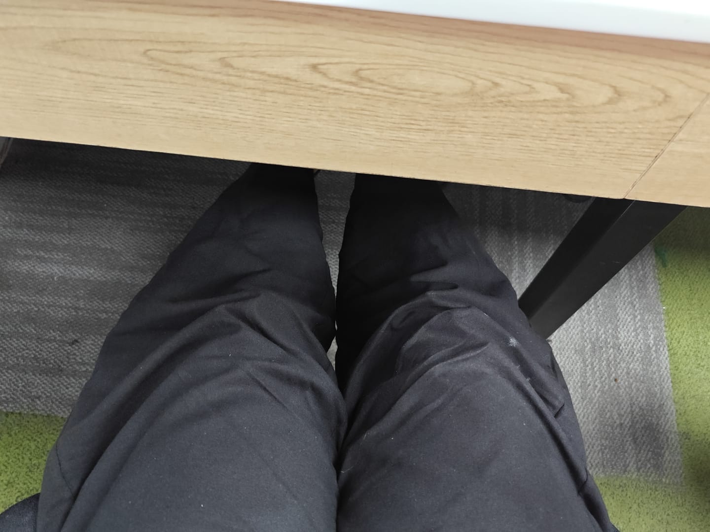 Customer photo review of Women Black Cotton Pant