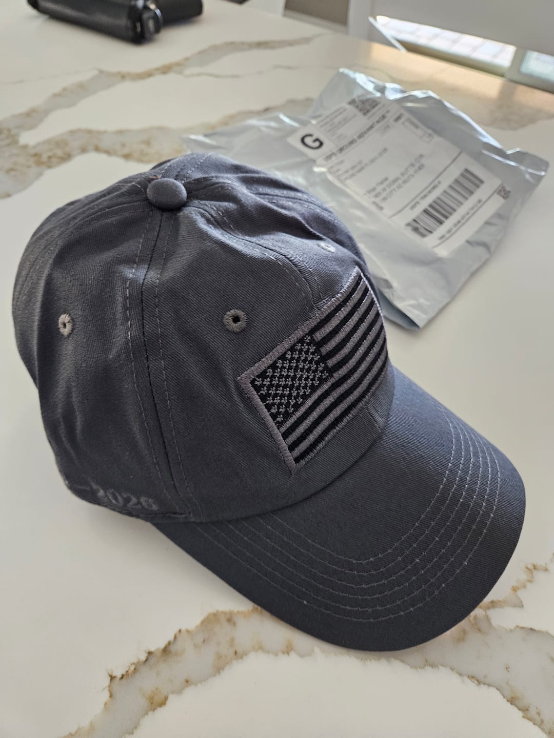 Customer photo review of America 250th Anniversary Hat – American Flag Baseball Cap 1776 - 2026 (Exclusive)