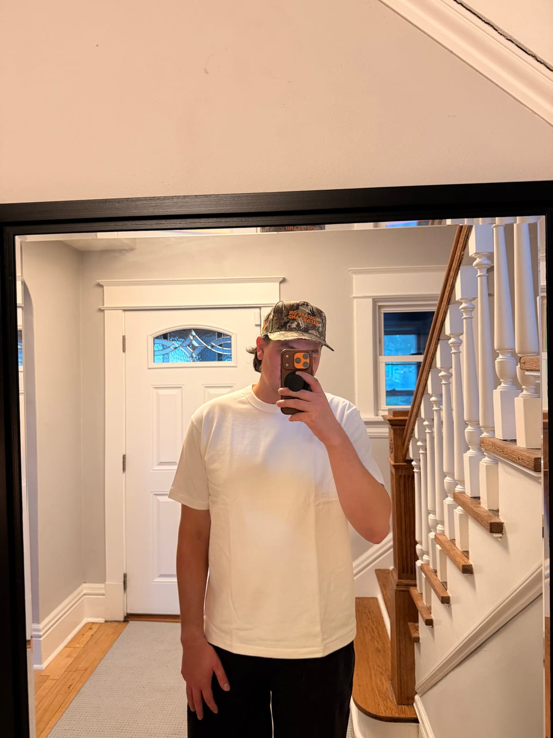 Customer photo review of Loopwheel Tubular Athletic T-Shirt - White