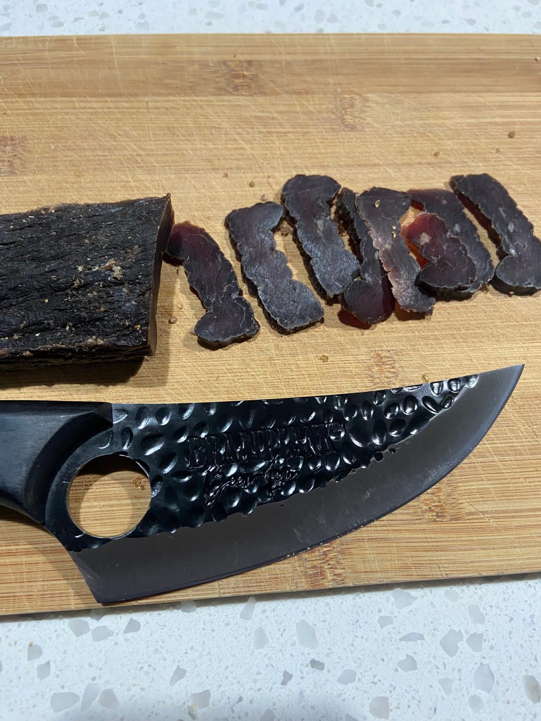 Customer photo review of BRAAIPLANK™ "BEENLEM" HAMMER FORGED BONING KNIFE