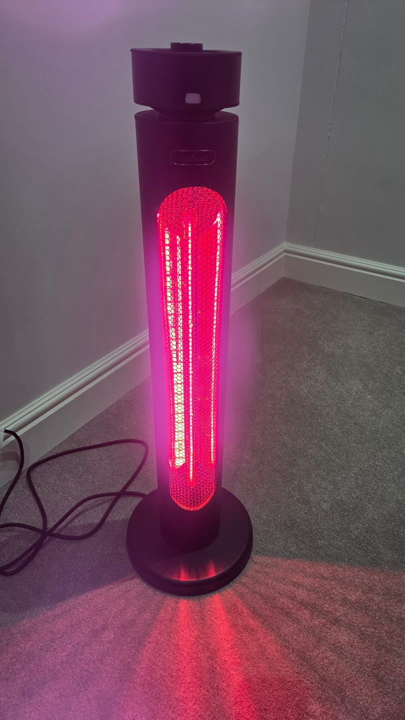 Customer photo review of Indoor & Outdoor Infrared Heater