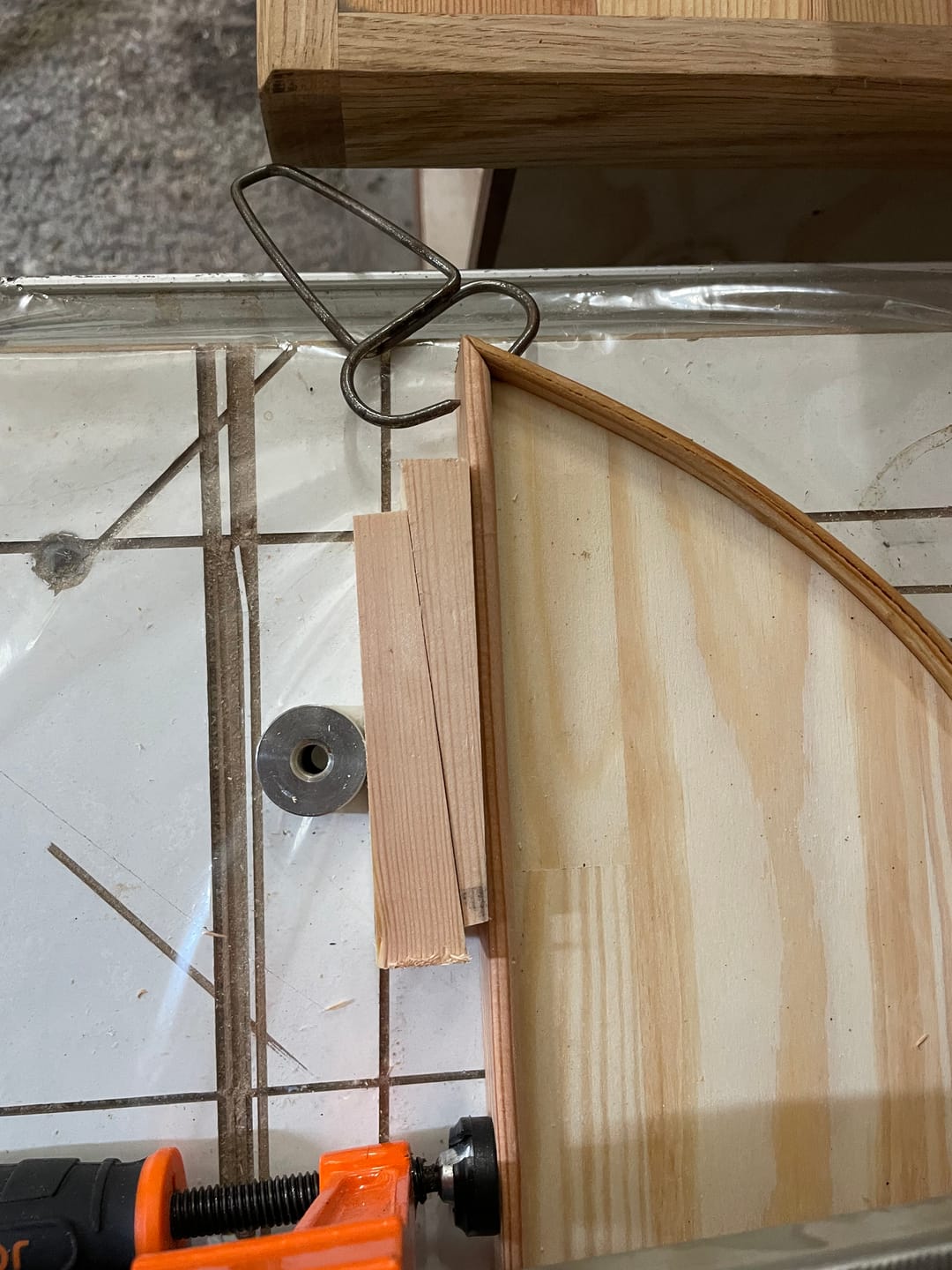 Customer photo review of Collins Tools | Miter Clamps 4pc
