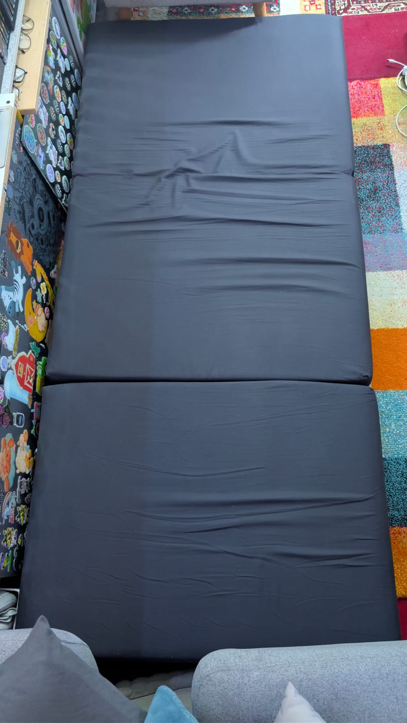Customer photo review of Klappmatratze 15 cm hoch