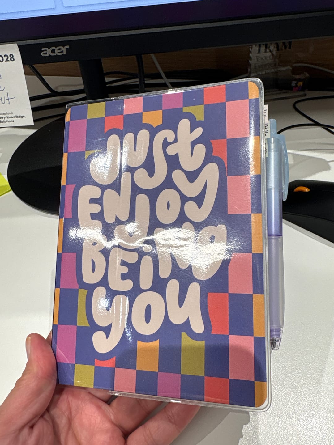 Customer photo review of B6 Undated Weekly Planner v.2 | Core | Stacked Weekends