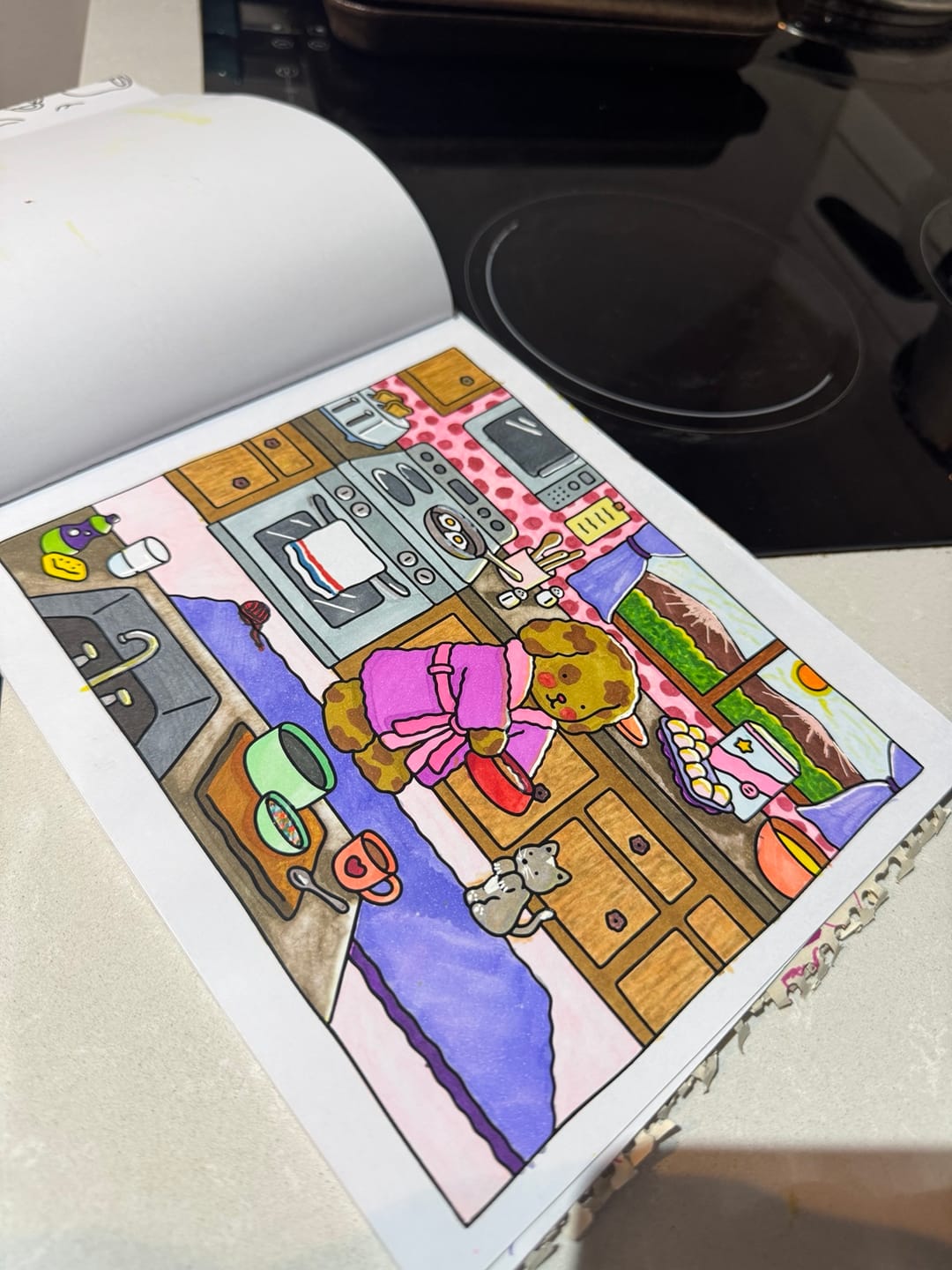 Customer photo review of Ohuhu Honolulu 216 Colors Dual Tips Alcohol Art Markers (New Color Codes)