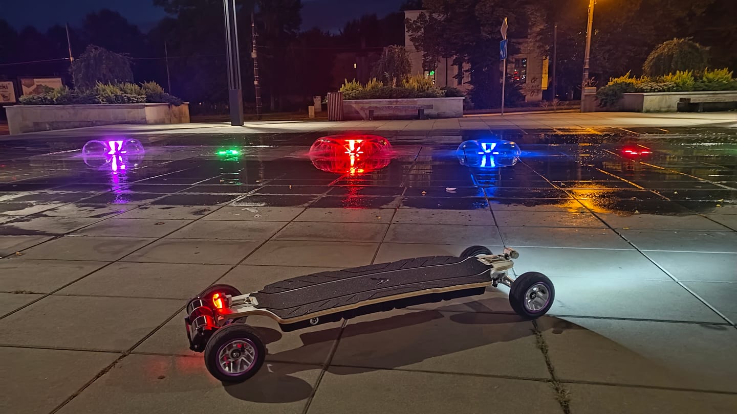Customer photo review of Acedeck® Electric Skateboard Tail Light(CNC light bracket) - All boards