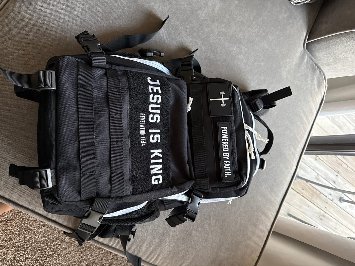 Customer photo review of HolStrength 45L Tactical Backpack