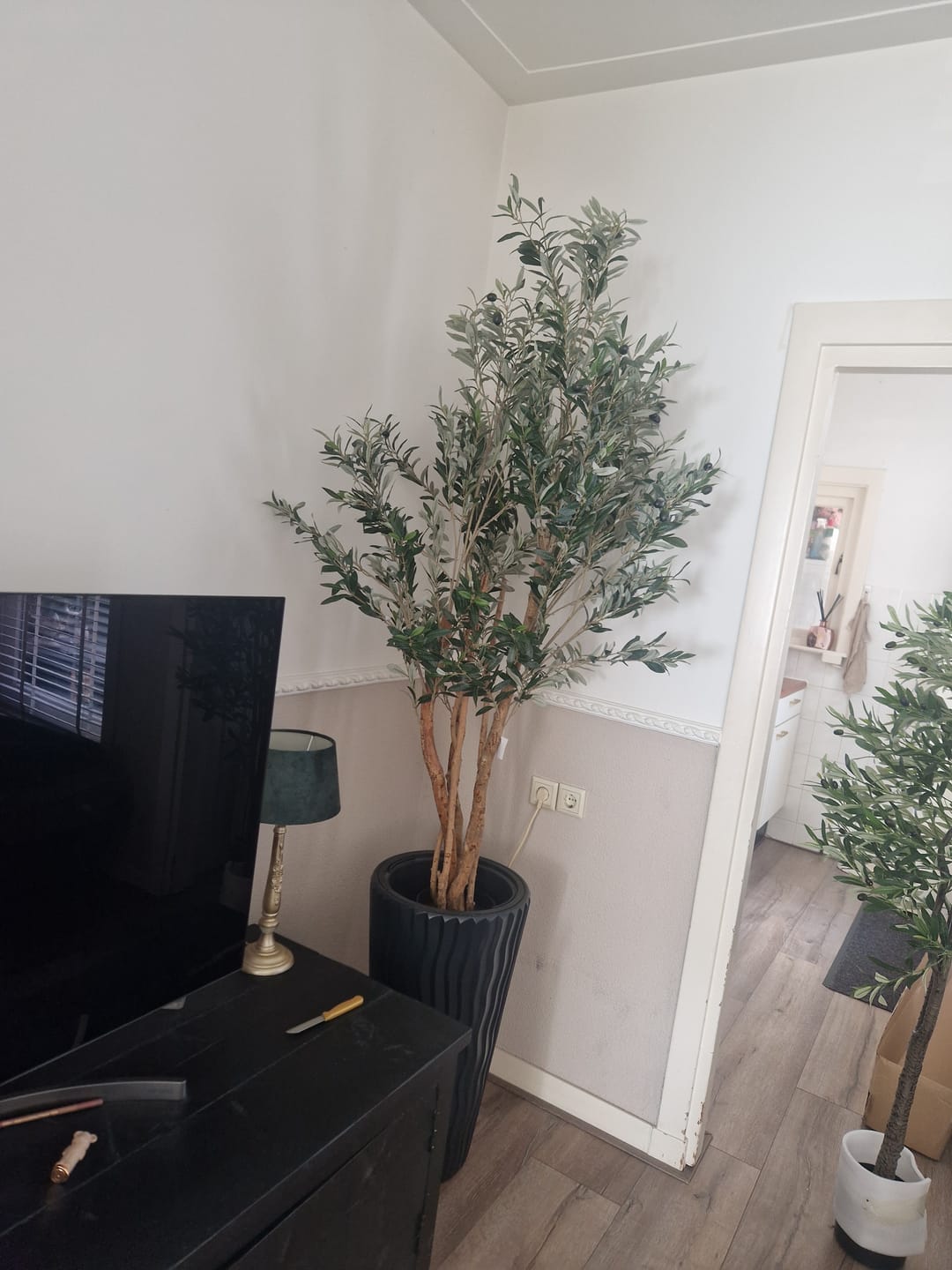 Customer photo review of Kunst Olijfboom 180cm