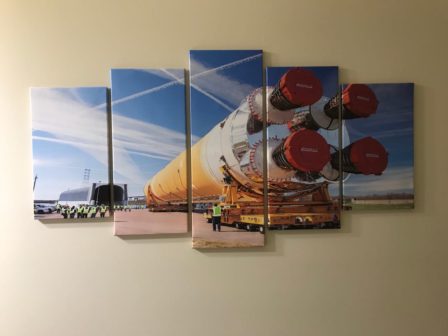 Customer photo review of NASA SLS Core Stage with RS-25 Engines During Transport