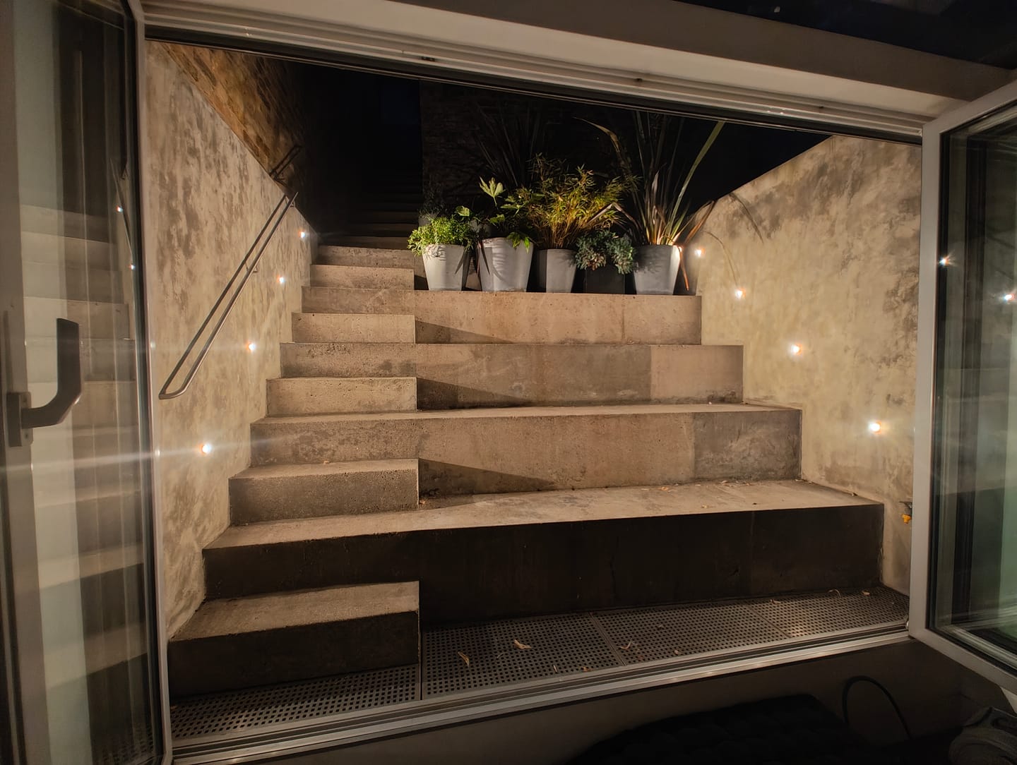Customer photo review of 3W Ella LED Waterproof IP65 Marker Light, Step Light in Brushed Nickel (Non Dimmable Driver Included)