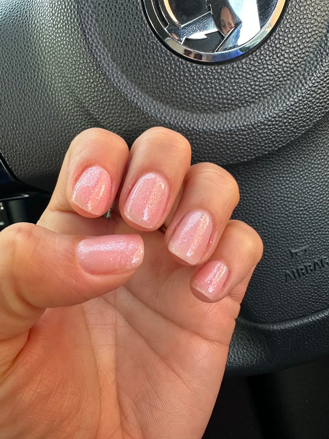 Customer photo review of Semilac Builder Gel Cover Pink Milk 15g