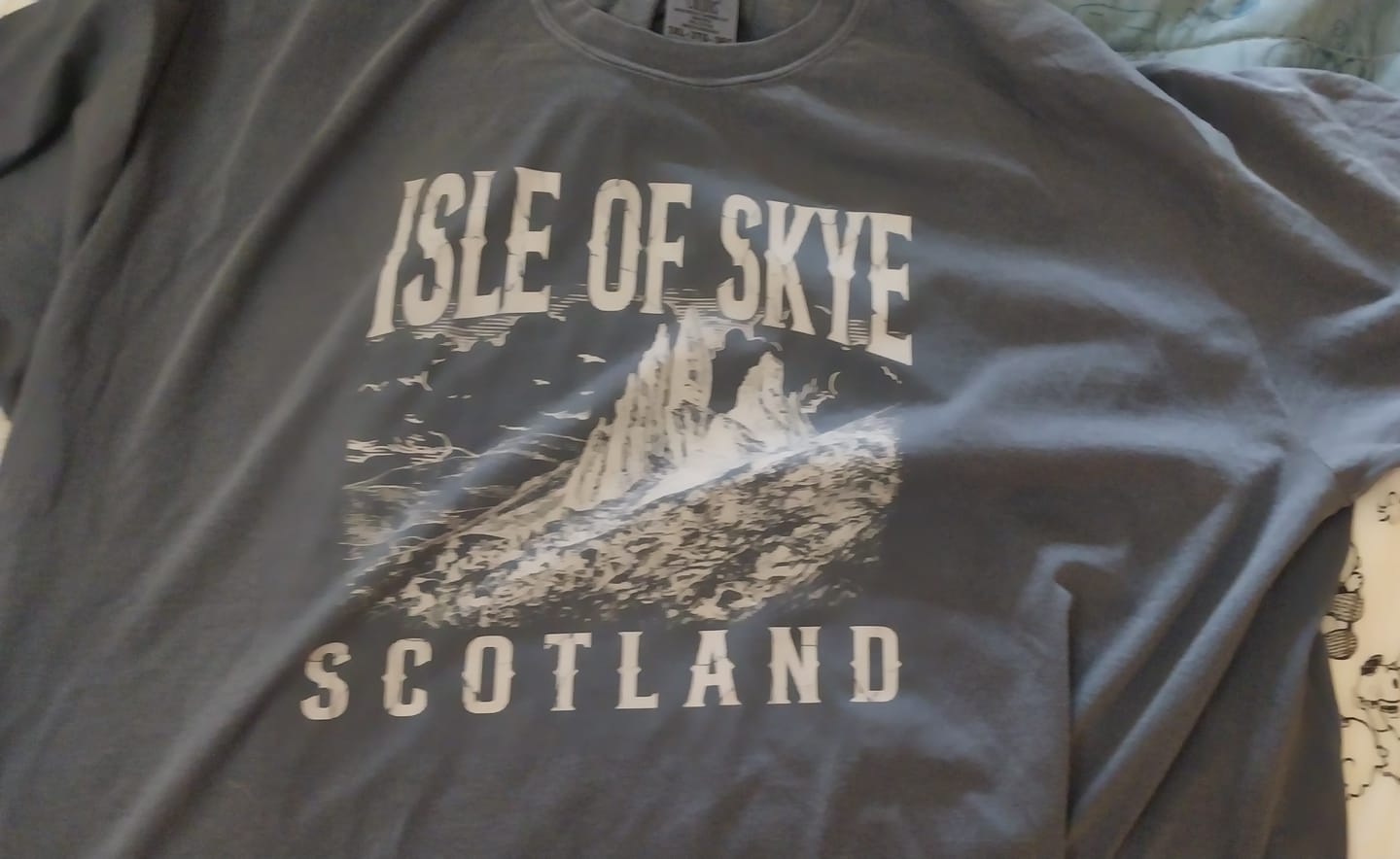 Customer photo review of Isle of Skye Sketch T-Shirt