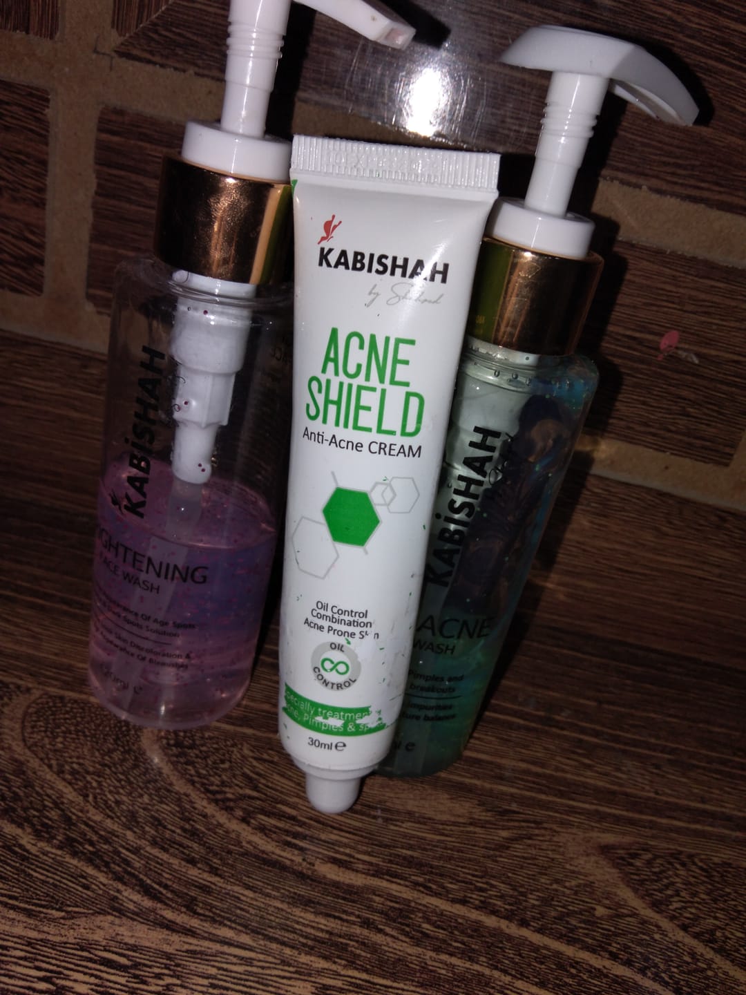 Customer photo review of Anti Acne Bundle