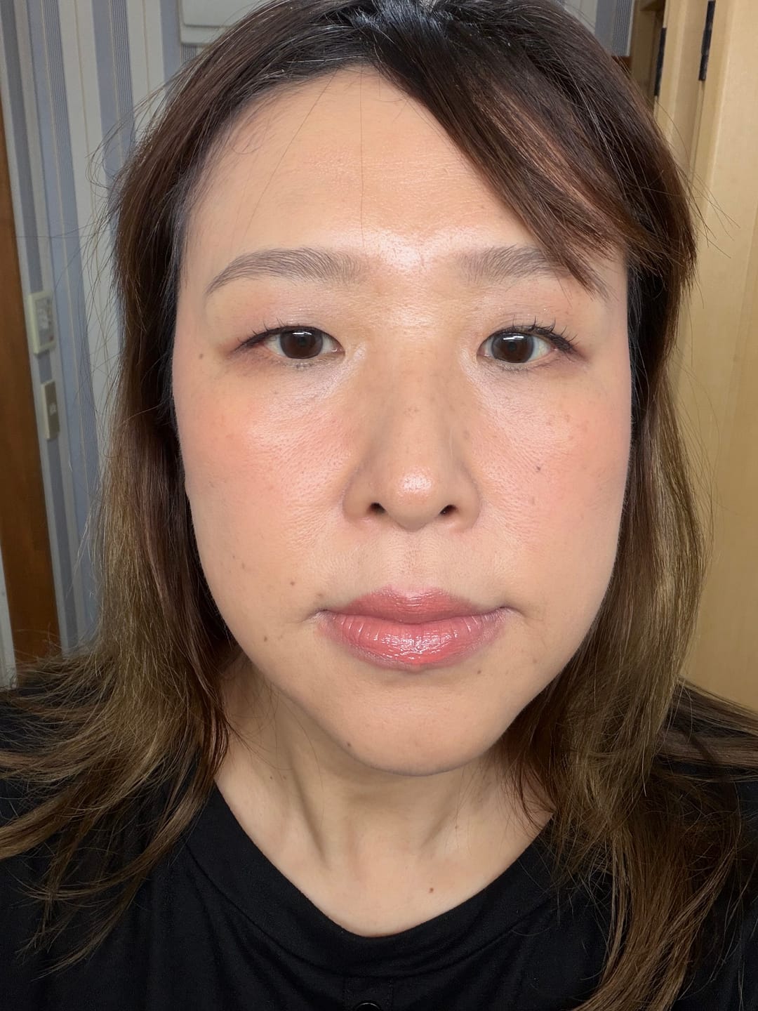 Customer photo review of ブラック クッション ファンデーション 25N1