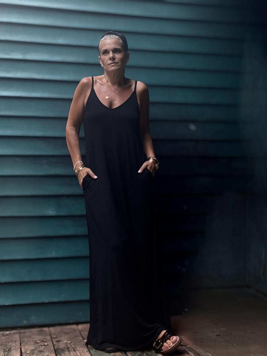 Customer photo review of Goddess Gown - Black