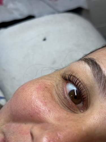 Customer photo review of Cysteamine Brow & Lash Lamination Kit - Step 2 - 15ml