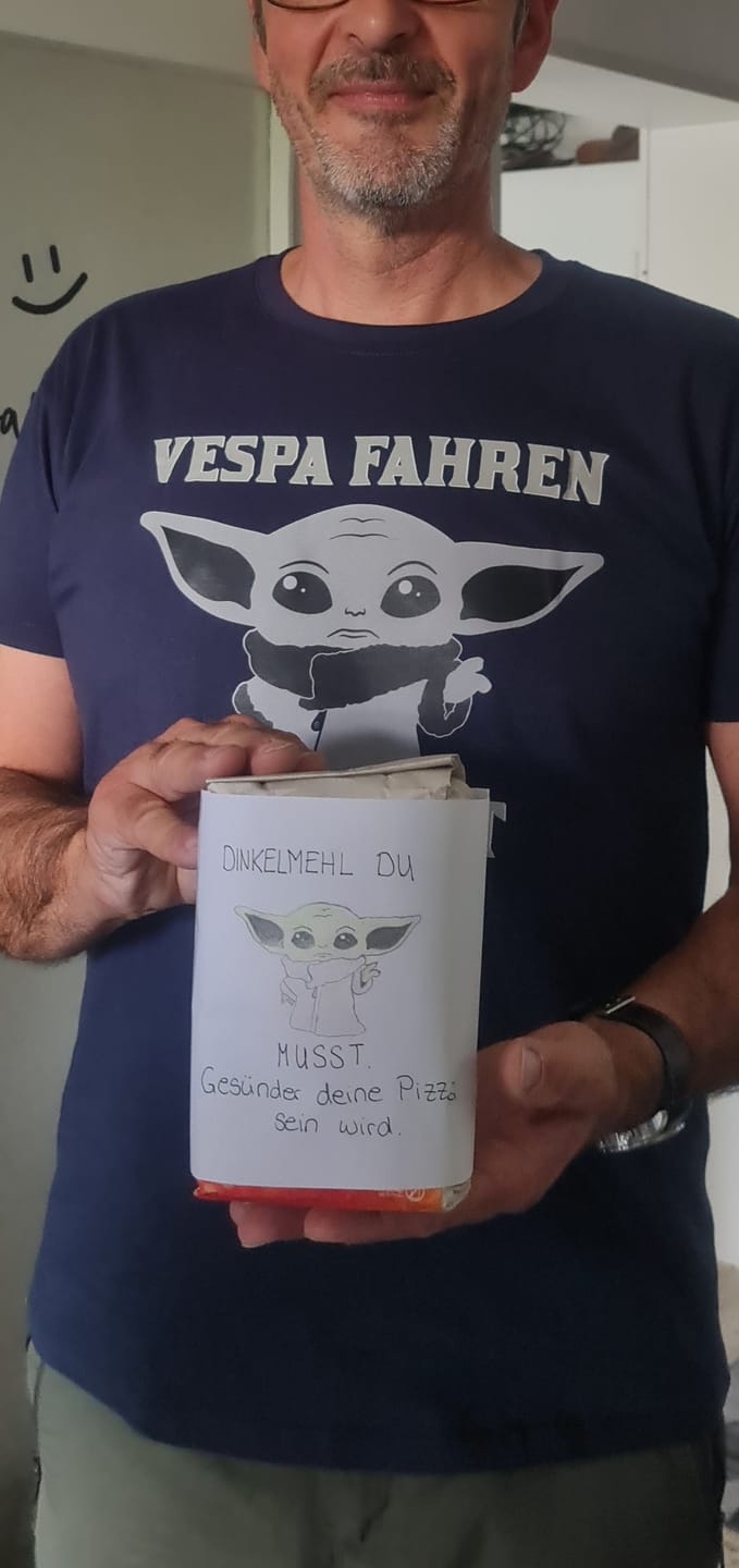 Customer photo review of Vespa fahren du musst - Herren Shirt