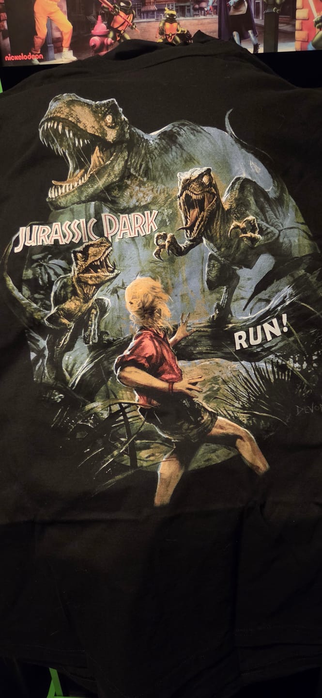 Customer photo review of JURASSIC PARK: FOOD CHAIN - T-SHIRT