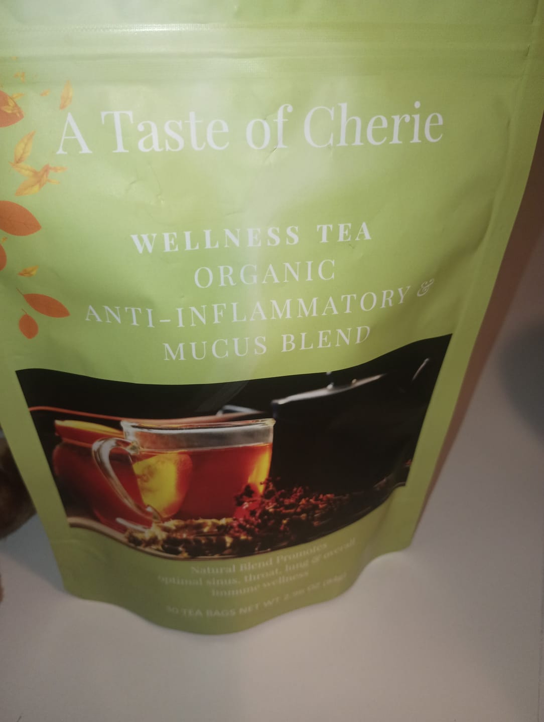 Customer photo review of Anti-Inflammatory & Mucus Mintwell Tea