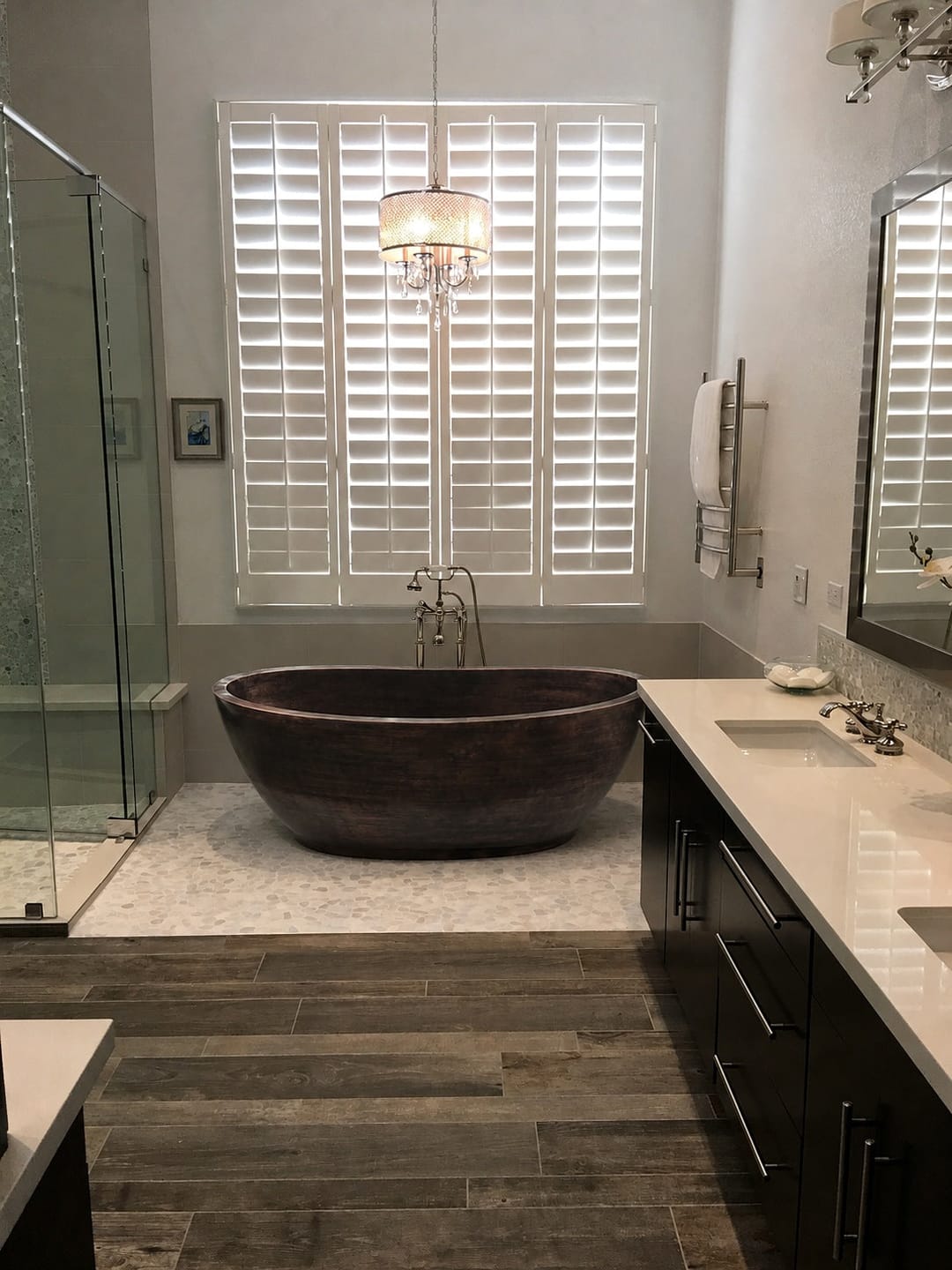 Customer photo review of Elite Double Layer Antique Copper Freestanding Luxury Bathtub ET-CC-DE08