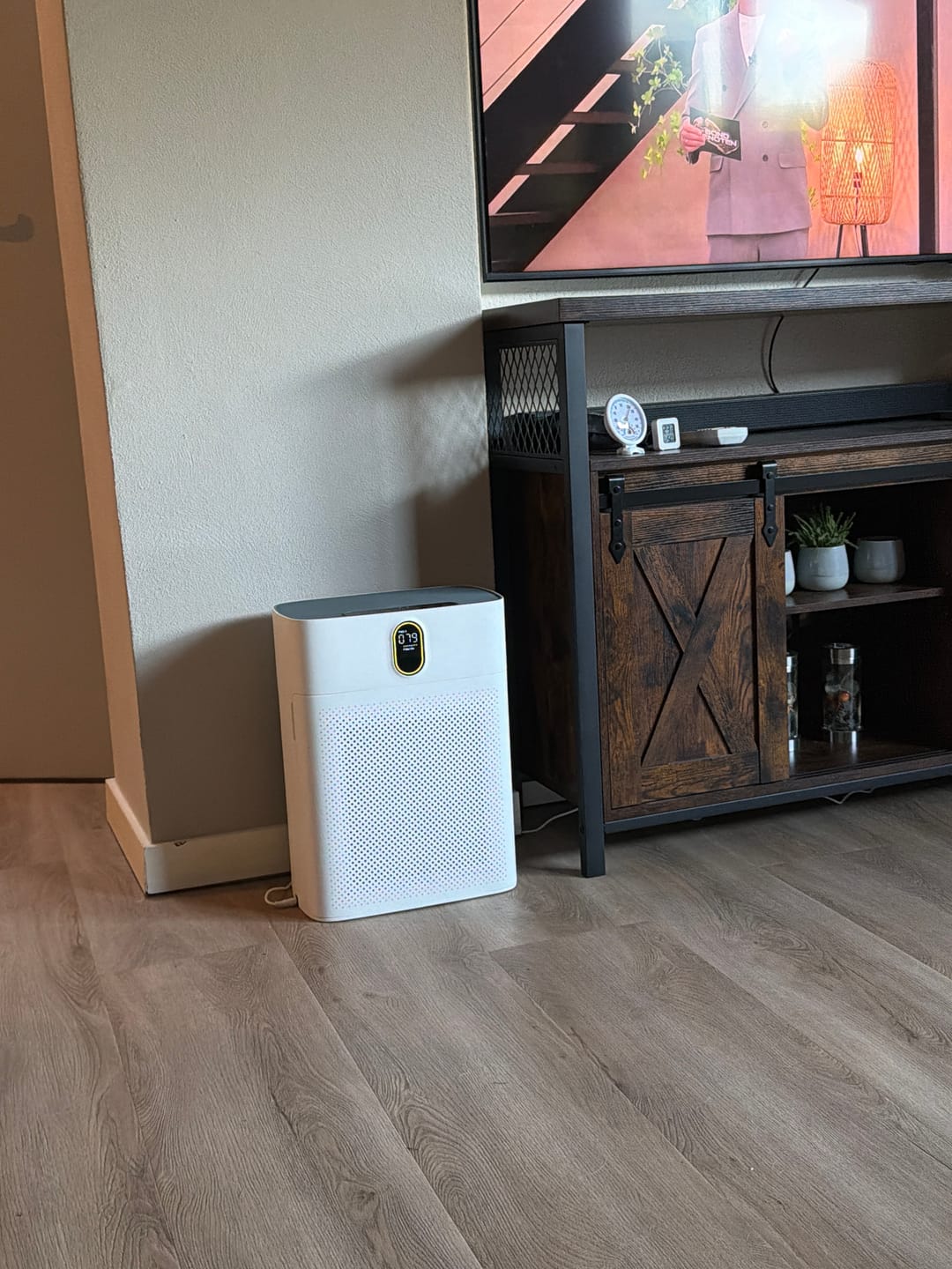 Customer photo review of Smart Luchtreiniger V1 Pro – Krachtige HEPA-filtratie met PM2.5-sensor, app- en spraakbediening voor schone binnenlucht