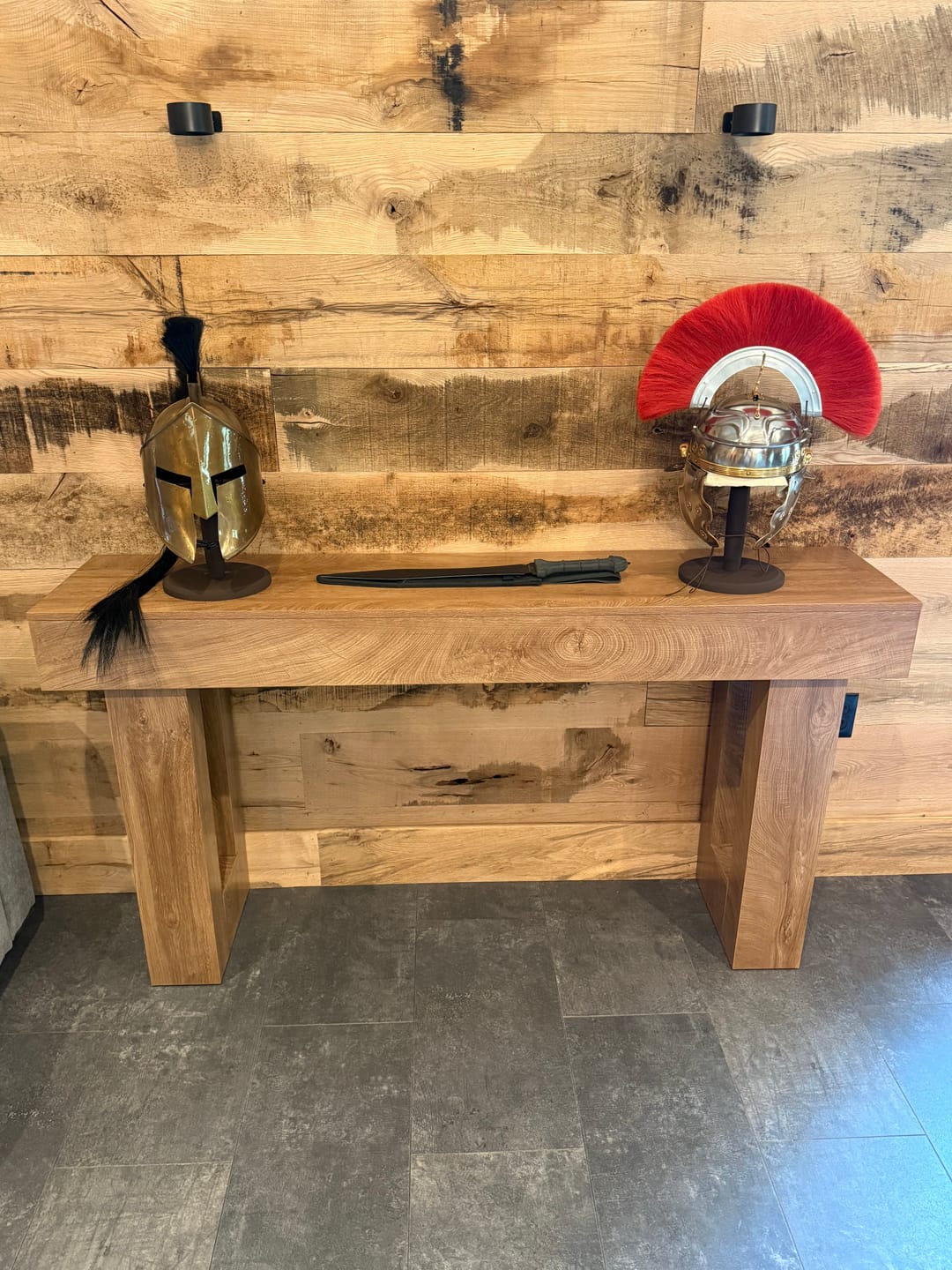 Customer photo review of The Great Spartan king Leonidas Helmet