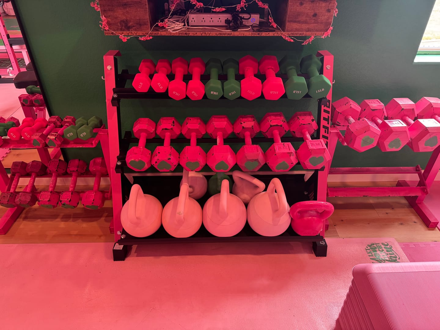 Customer photo review of RitFit PWR05 3-Tier Dumbbell Weight Rack