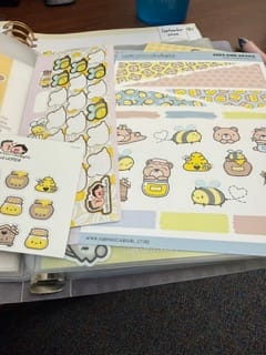 Customer photo review of Bees and Bears Days Junk Journaling Kit