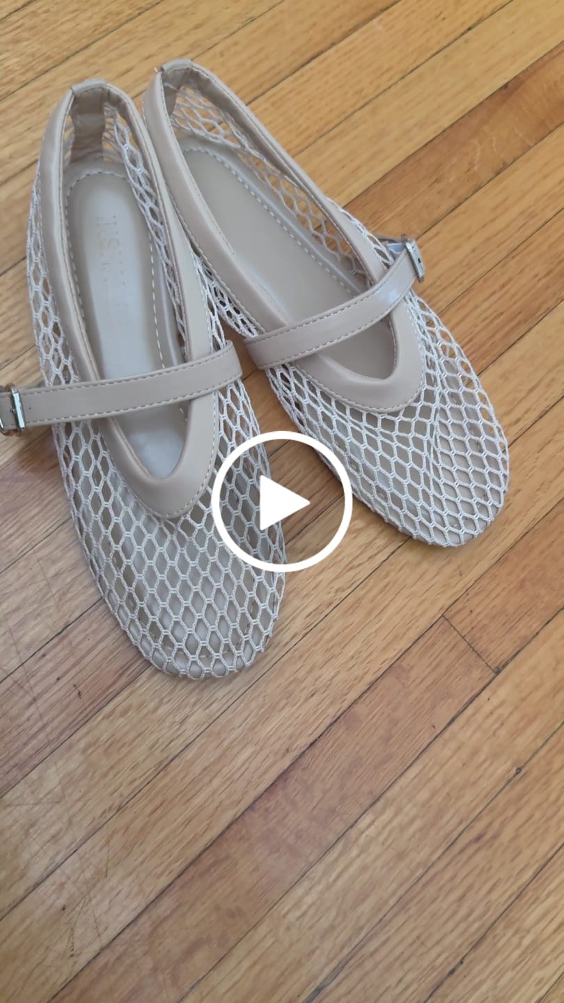 Customer video review of Rebecca Mesh Ballet Flats