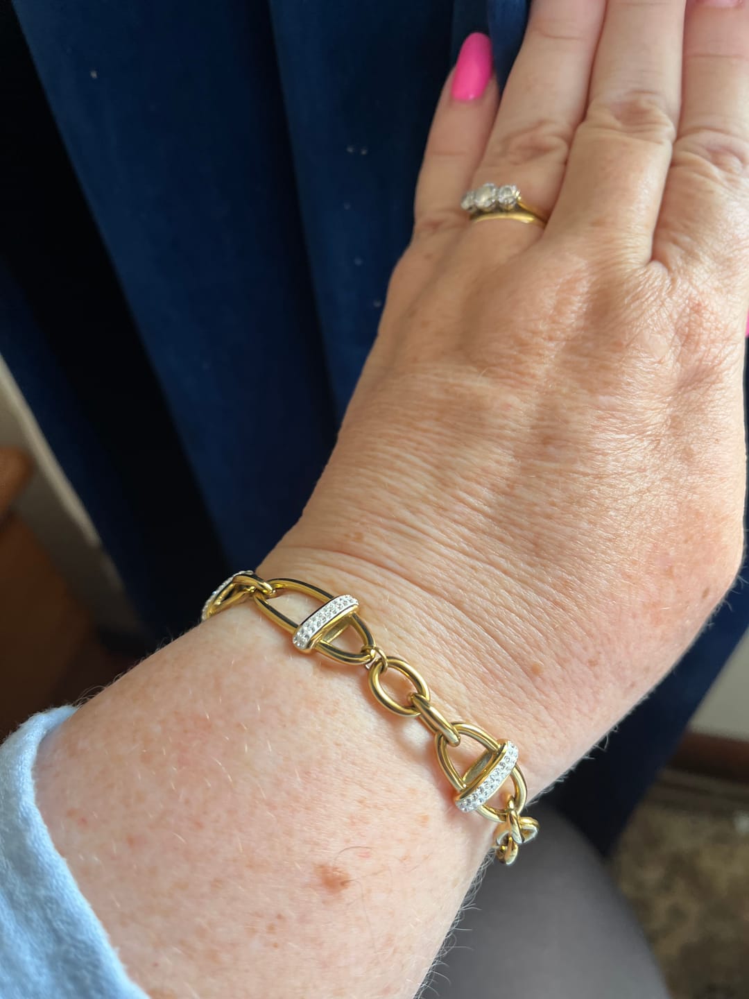 Customer photo review of Embellished Solas Bracelet