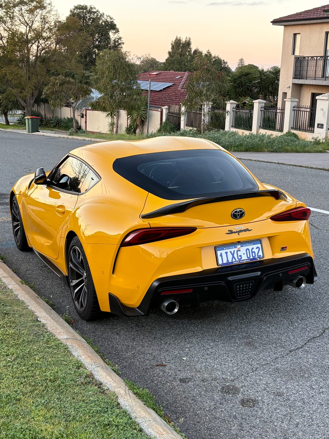 Customer photo review of TRD Style Pre Pregged Dry Carbon Fibre Spoiler for Toyota Supra A90 2019+