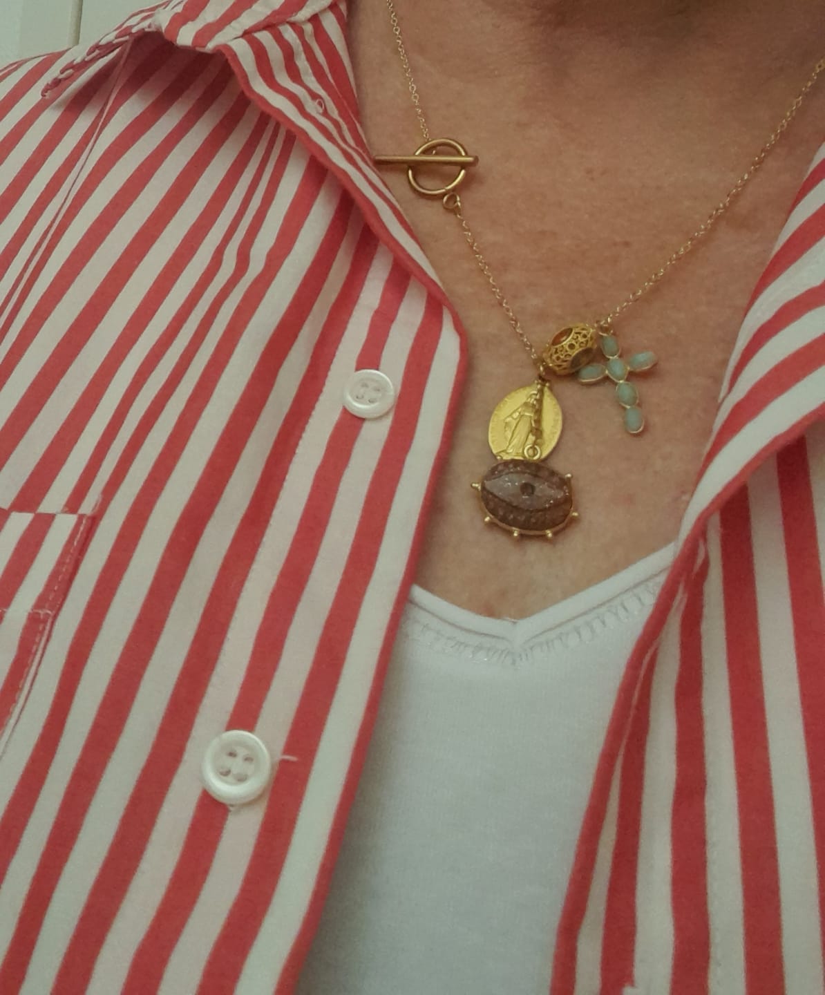 Customer photo review of Croix Protectrice – Foi, Lumière et Équilibre