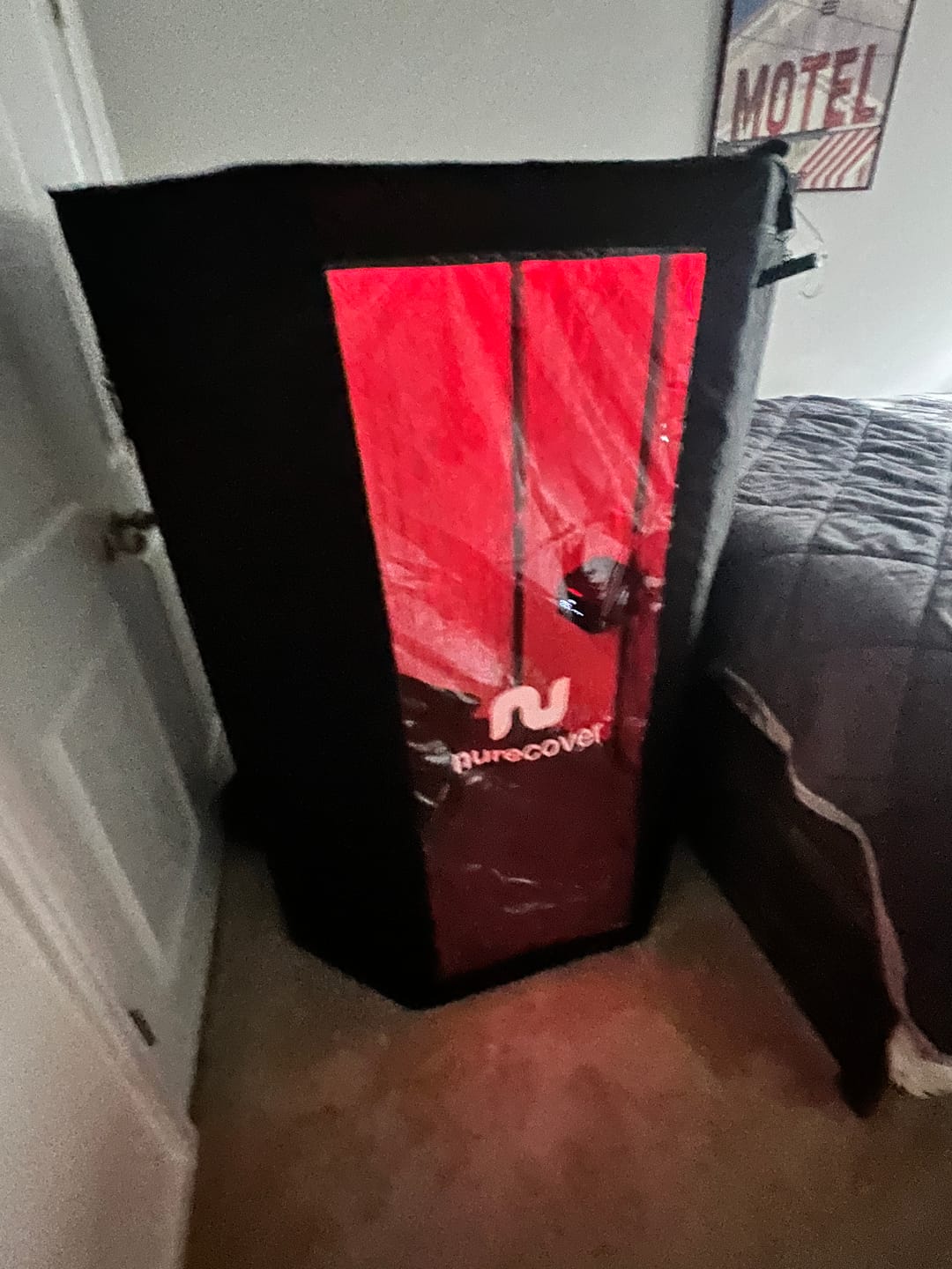 Customer photo review of SaunaPro® The World's First Clinical-Grade At-Home Red-Light Sauna