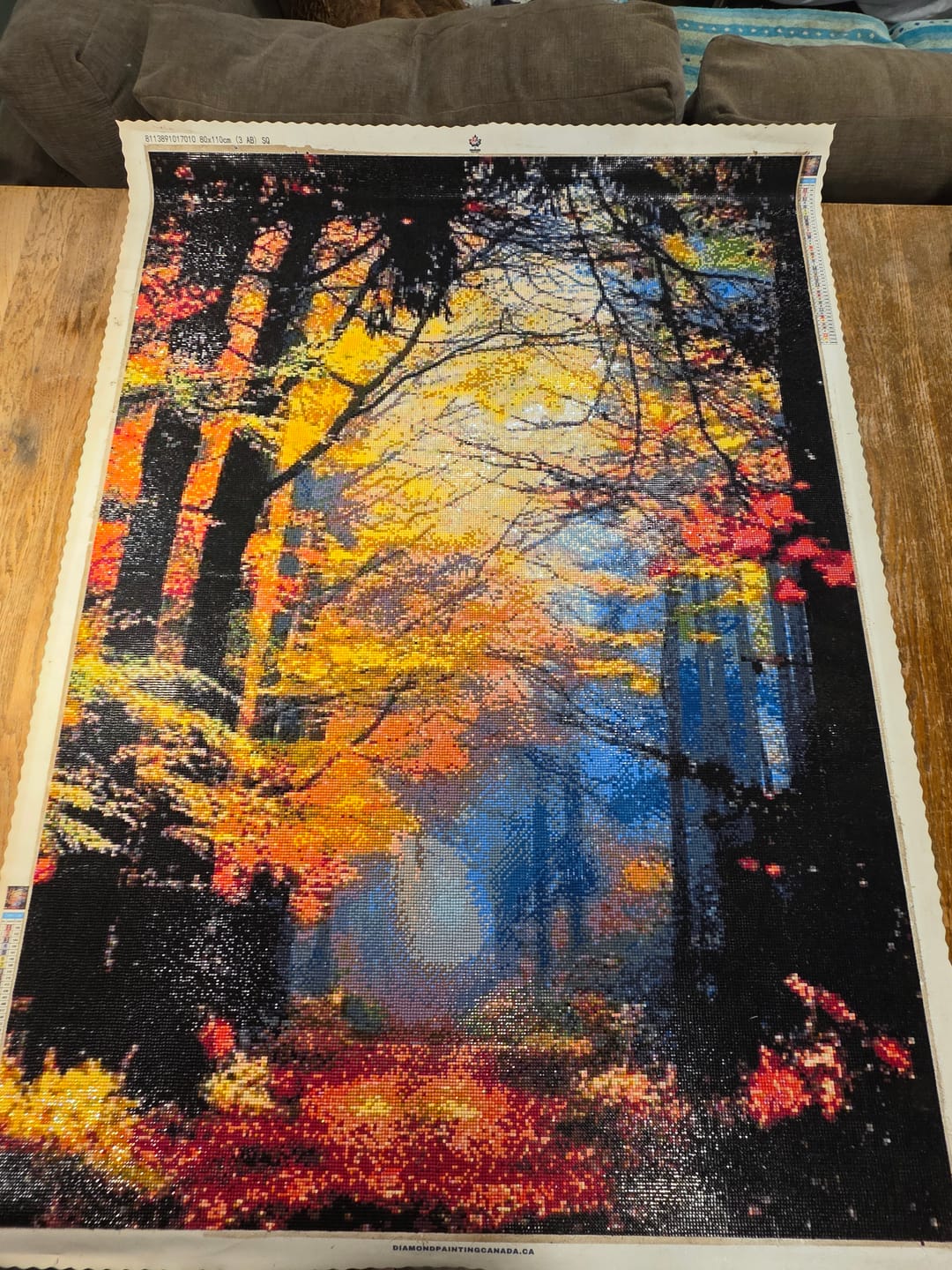 Customer photo review of Full Drill - 5D DIY Diamond Painting Kits Multi Panel Landscape Beach
