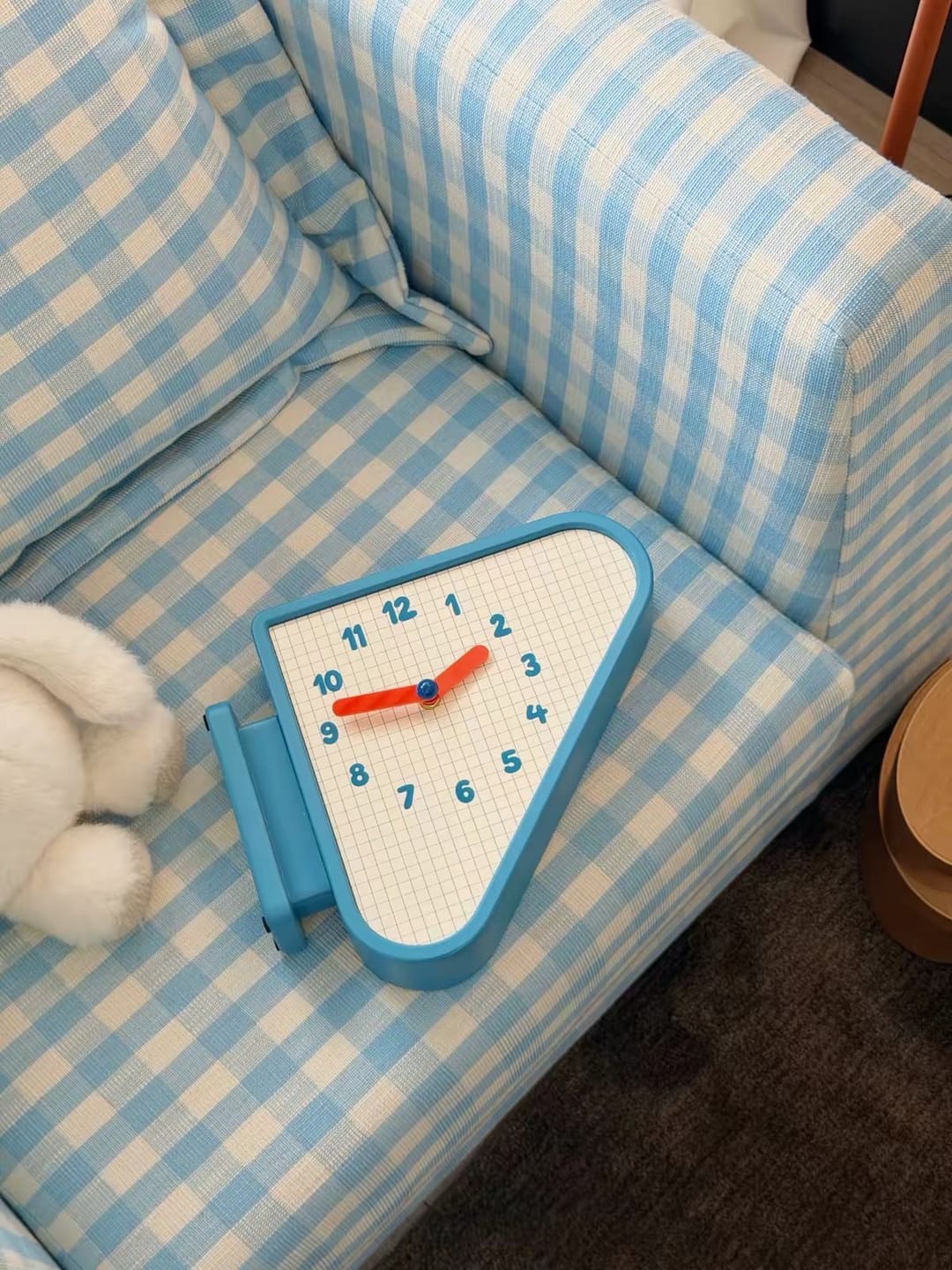 Customer photo review of Triangle Corner View Clock